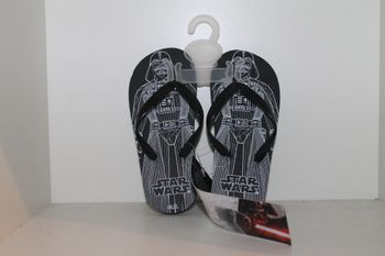tongs star wars noire et grise 25/27