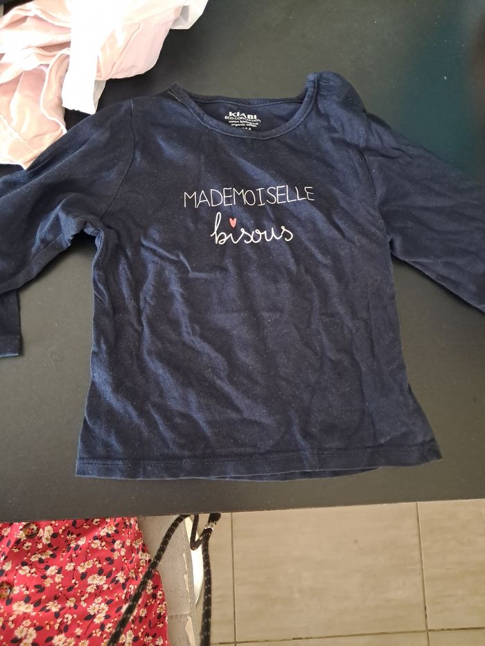 T-shirt bleu nuit kiabi
