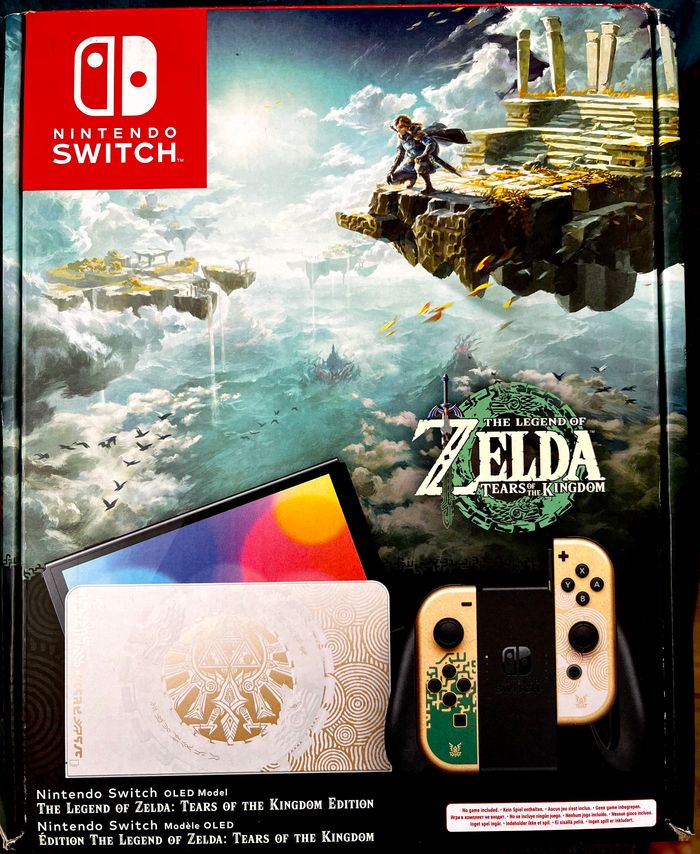 Console Nintendo switch Zelda tears of kingdom - photo numéro 1