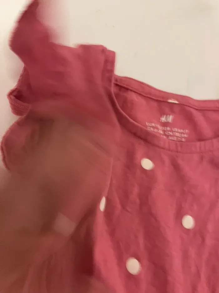 Robe rose à pois - photo numéro 6