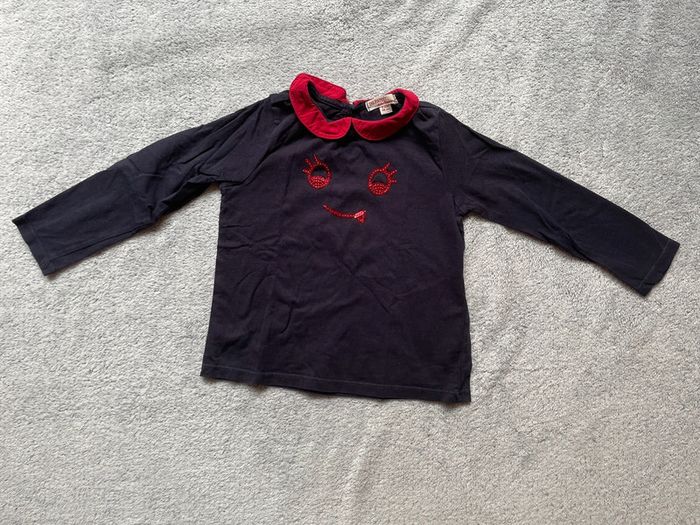 Tee shirt manches longues, fille, 3 ans
