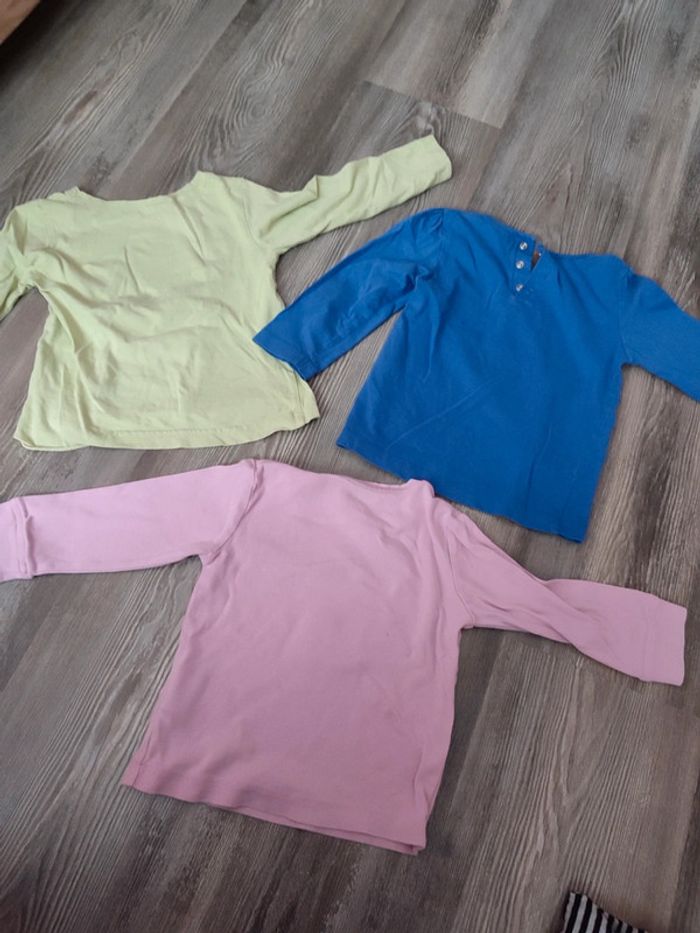 Lot de 3 t-shirts 2 ans fille - photo numéro 2
