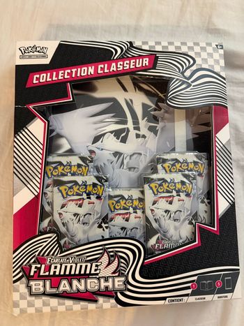 Pokémon – Collection Classeur Écarlate et Violet : Flamme Blanche scellé et complet