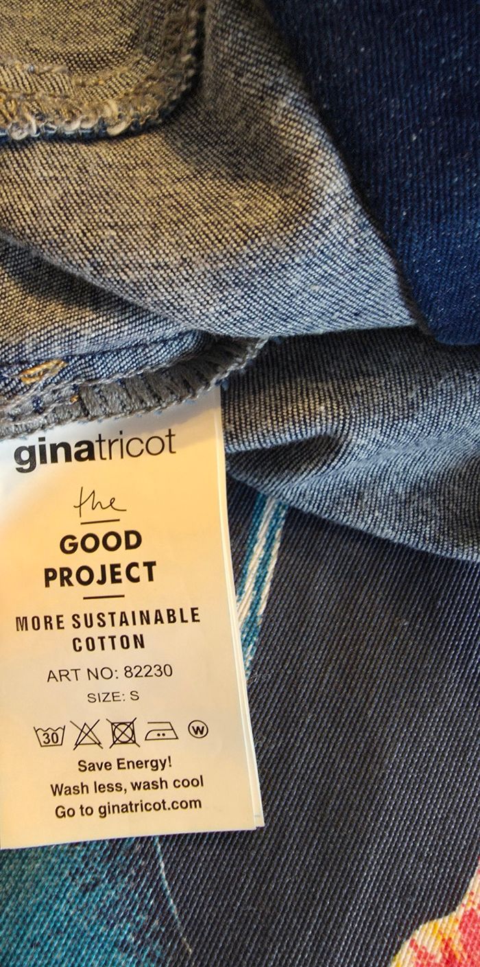 Jupe en jeans bleu foncé 36 - photo numéro 7