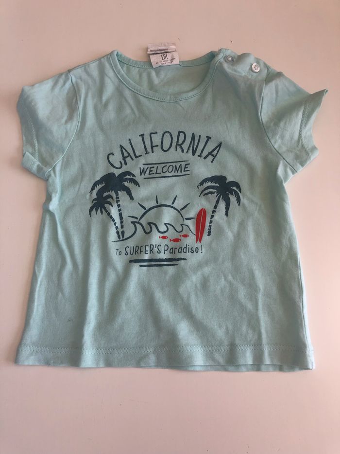 T-shirt bébé California 12 mois