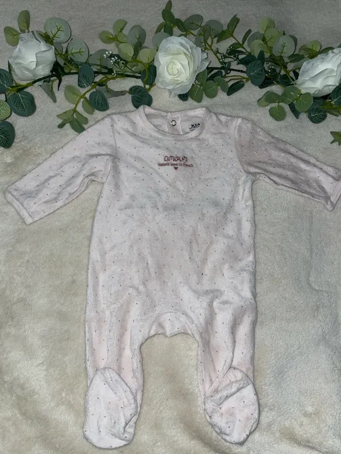 Pyjama velours 3 mois Kiabi