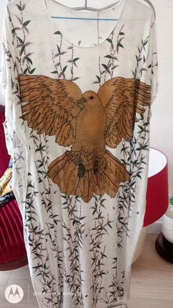 Robe longue ample joli motif