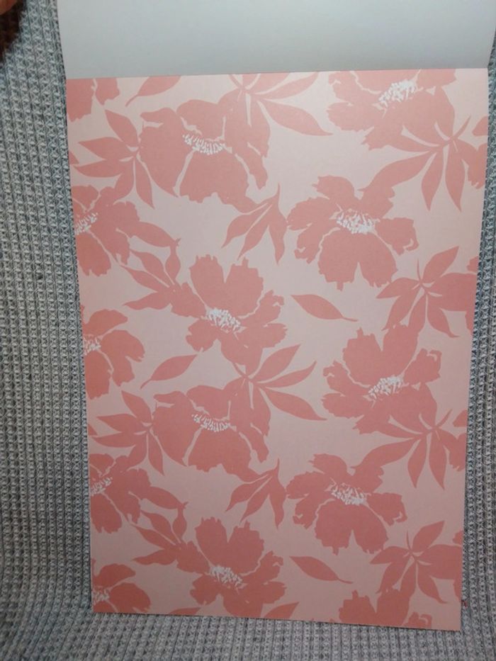 Bloc de papier création design "Flowers"/ Scrapbooking - photo numéro 3