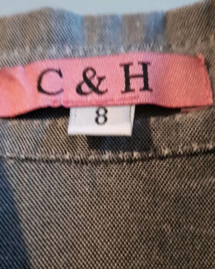 Ensemble chic garçon 8 ans- Chemise+ Gilet costume noir C&H - photo numéro 3