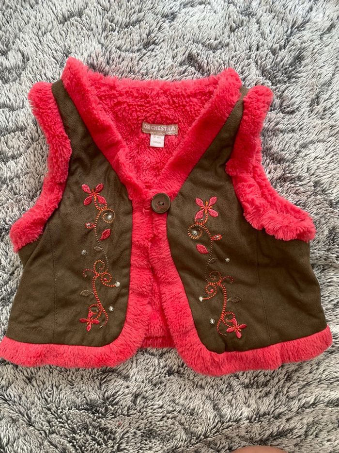 Veste sans manches fausse fourrure Orchestra - 6 ans