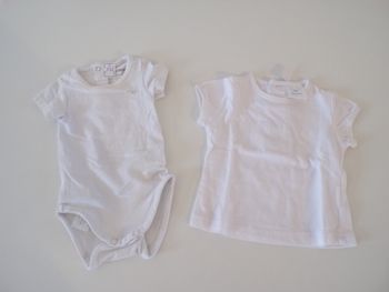 T-shirt et body printemps / été 3 mois (176)