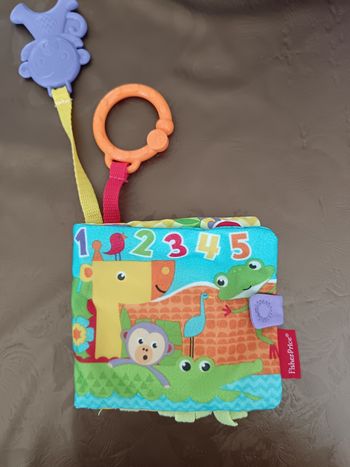 Livre d'Activités d'Eveil Bébé en Tissu Fisher Price