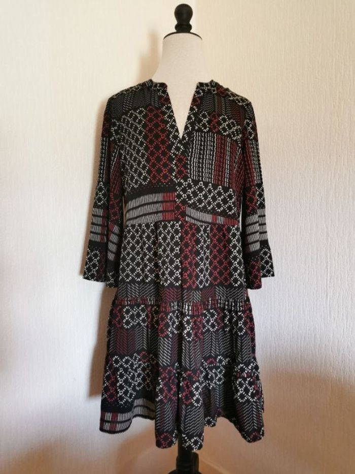 Robe fluide à motifs Jacqueline de Yong