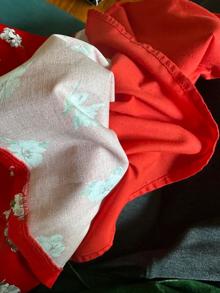 🌸Robe Caroll rouge à fleurs blanches – Taille 40 – Neuve avec étiquette 🌸 - photo numéro 19
