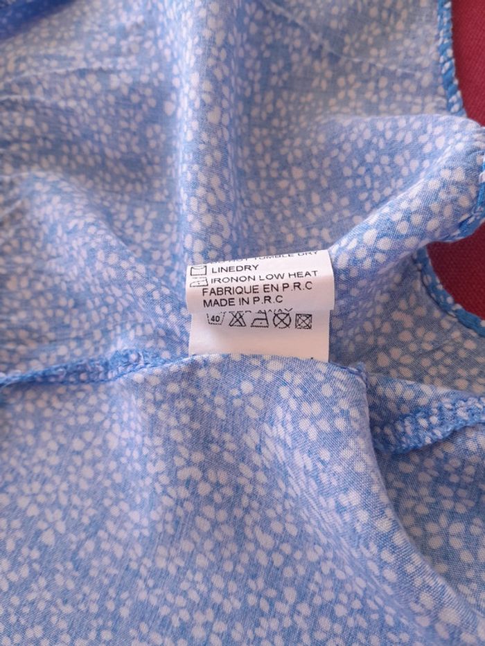 Jolie robe mi longue portefeuille Flamant rose taille m/L - photo numéro 5