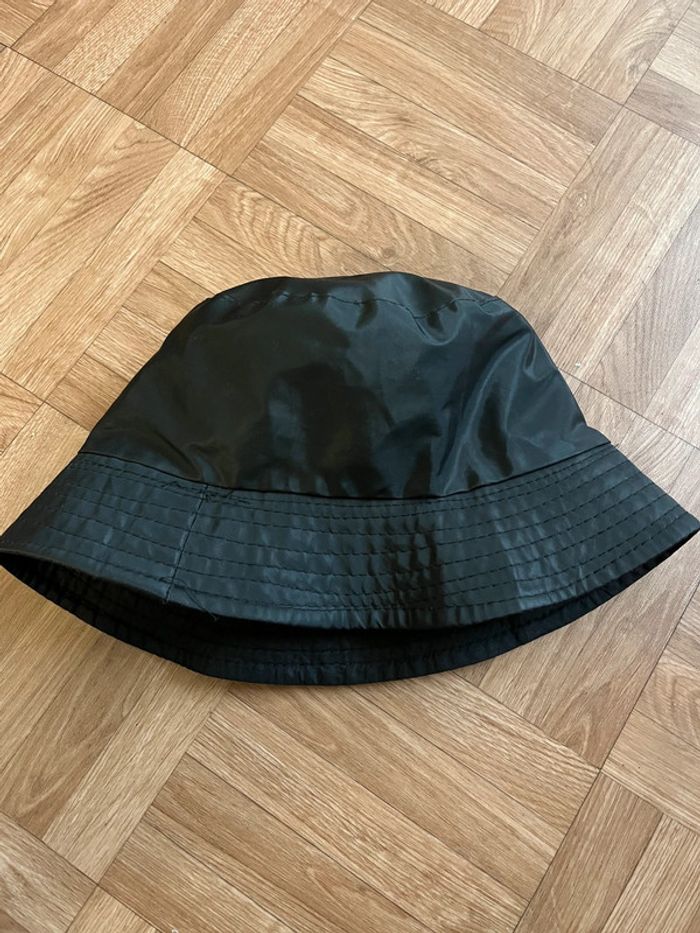 Chapeau bob noir réversible vintage - photo numéro 3