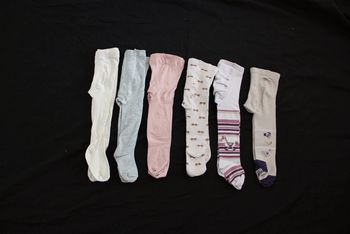 Lot de 6 collants taille 6-12 mois