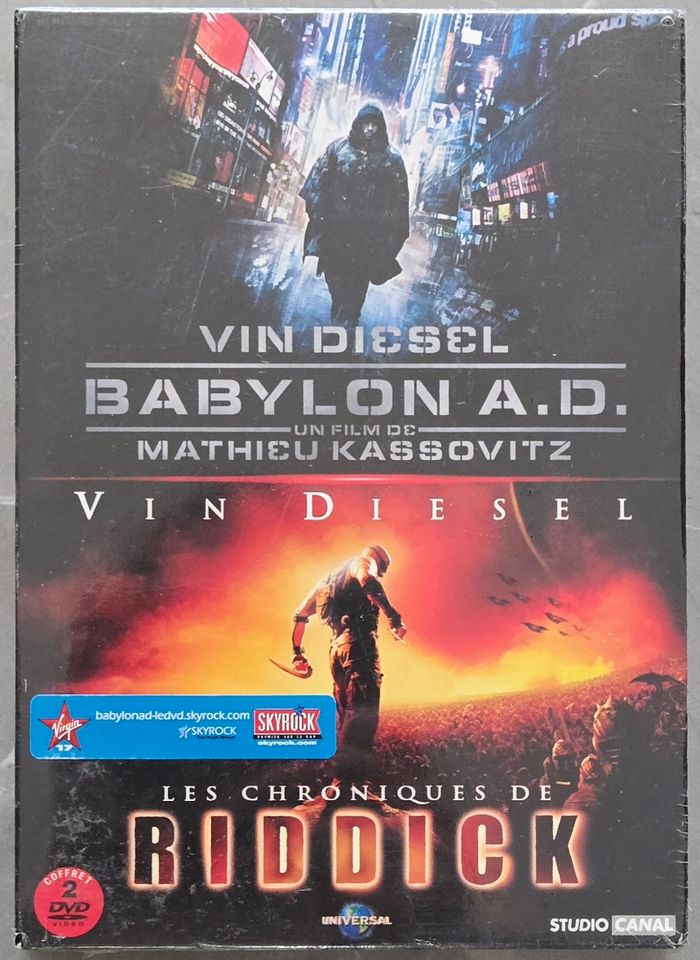 Coffret Babylon A.D + Les Chroniques de Riddick Dvd neuf sous Blister