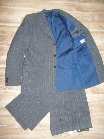 Costume bleu et gris Armand Thiériy & Sigrand