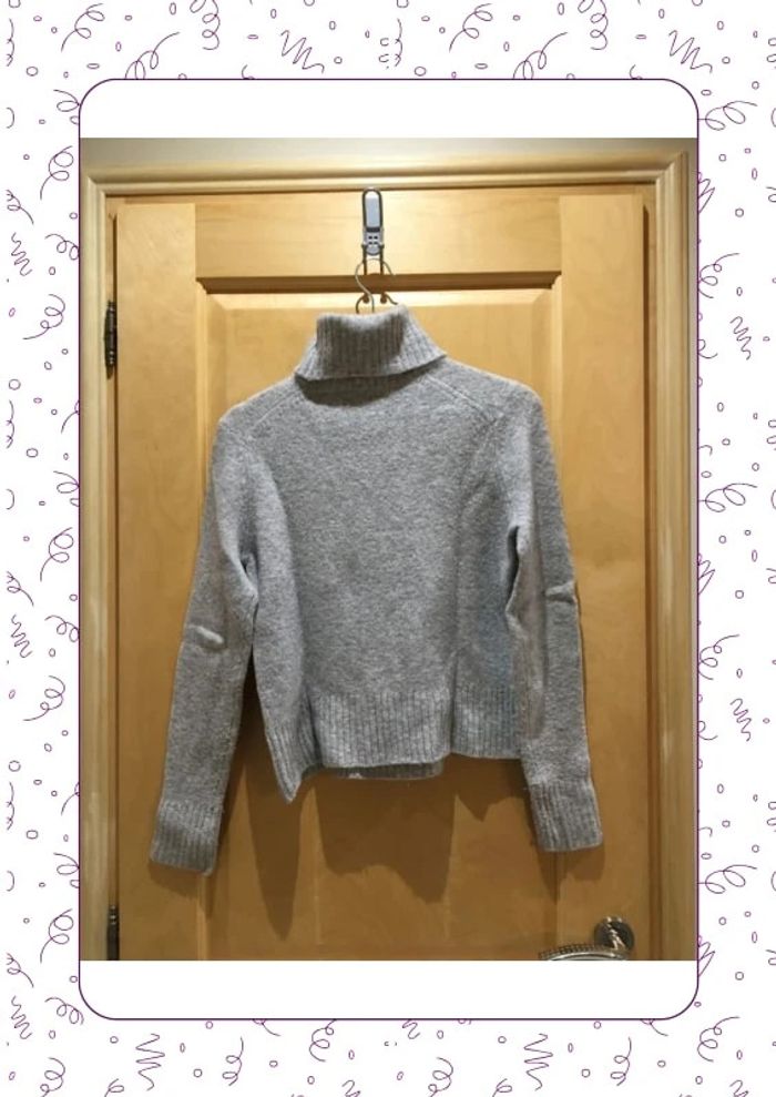 Pull col roulé gris camaïeu - photo numéro 2