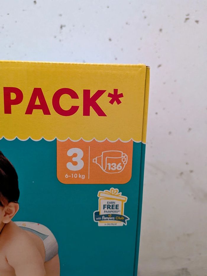 272 couches pampers baby dry taille 3 - photo numéro 2