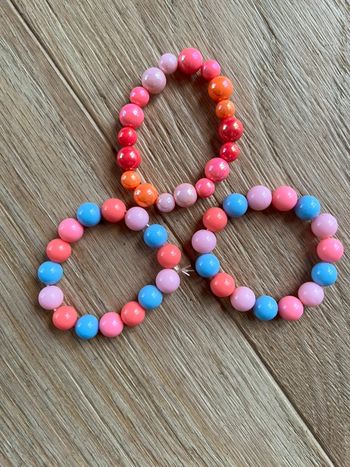 Lot de 3 bracelets obaibi/okaidi très bon état fille