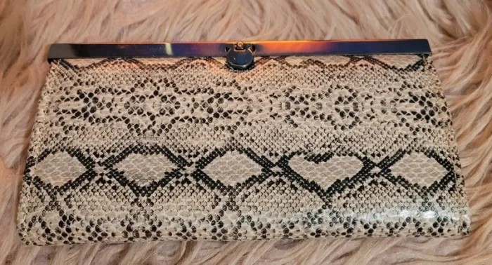 Portefeuille motif serpent