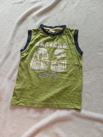 Débardeur vert 5 ans