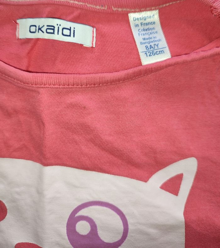 Tee-shirt fille 8 ans / Okaïdi - photo numéro 2