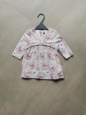 Robe fleurie velours