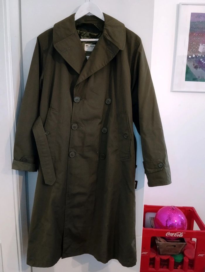 Manteau kaki Overcoat vintage US Army / armée américaine - photo numéro 11