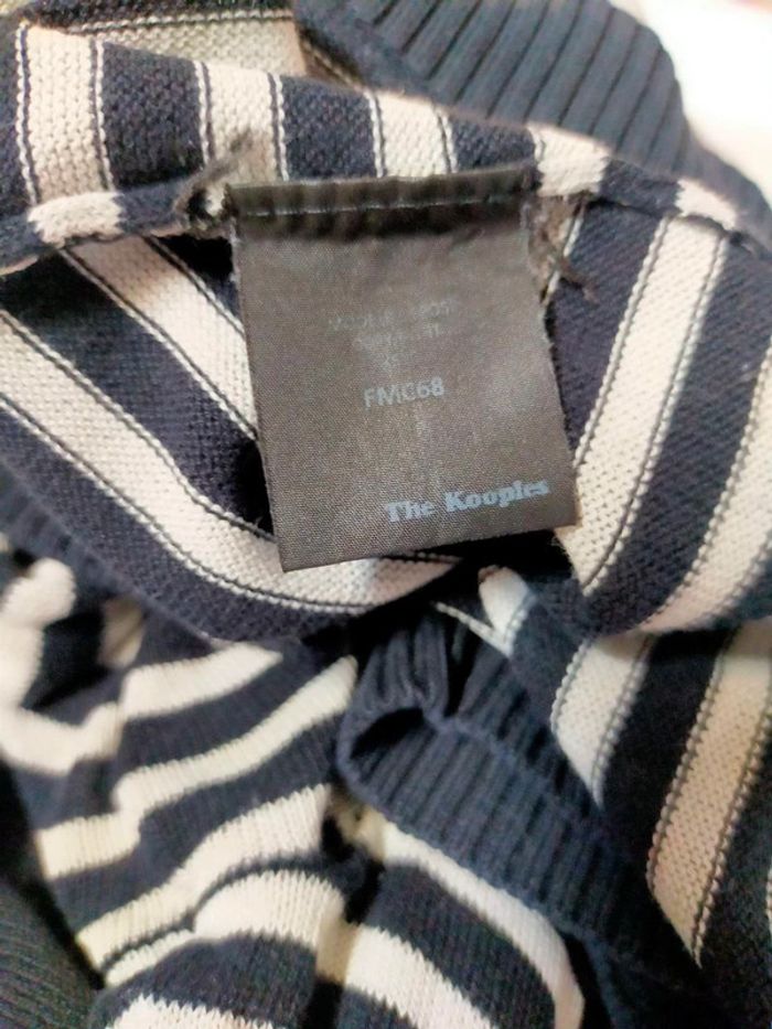 Haut femme rayé manches froncées – The Kooples – Taille S - photo numéro 10