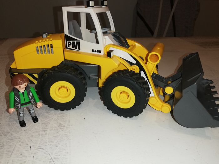 Tractopelle playmobil