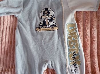 Pyjama velours 1 mois