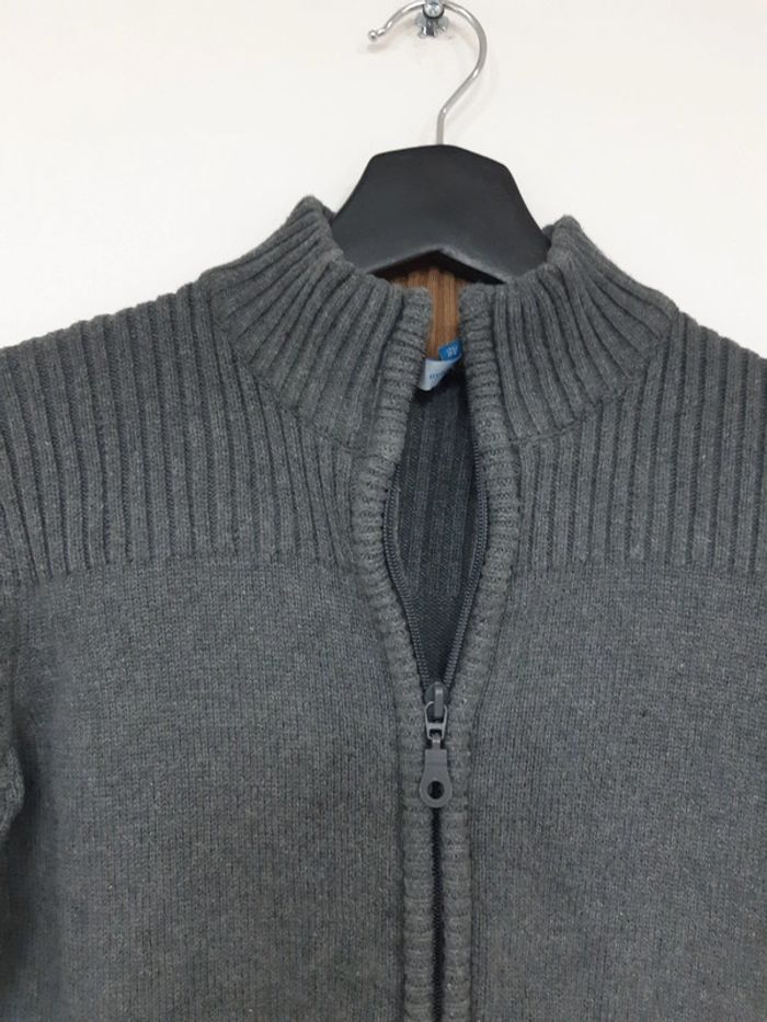 Gilet zippé gris Gémo 8 ans - photo numéro 3