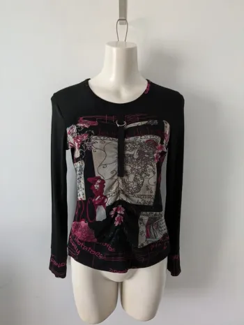 Haut t-shirt manches longues - Planète interdite - taille 38