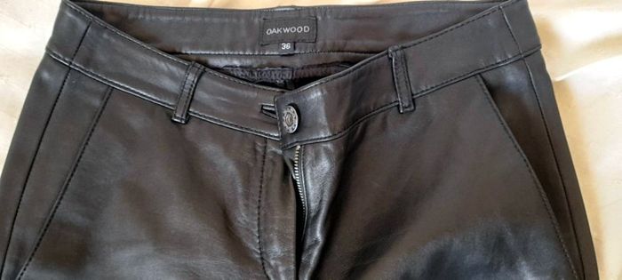Pantalon cuir veritable oakwood - photo numéro 3