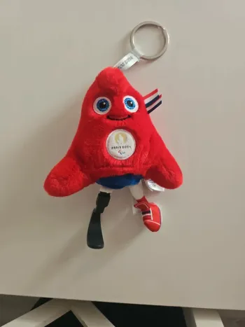 Porte-clés Peluche Phryge paralympique