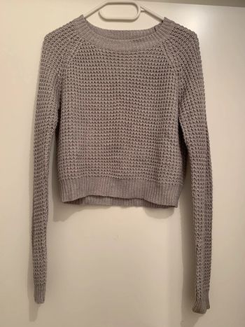 Pull court gris
