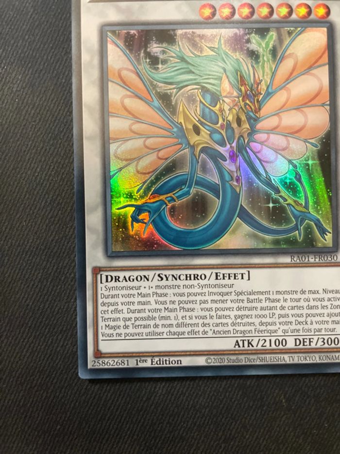 RA01-FR030 - Ancien dragon féerique - Yu-Gi-Oh! - photo numéro 2