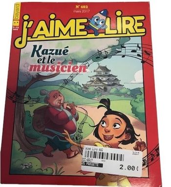 livre "j'aime lire kazué et le musicien" - OCCASION