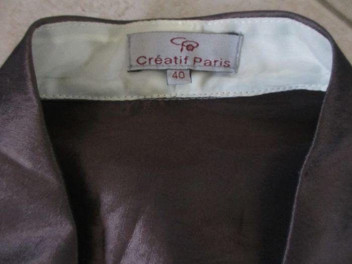 Ensemble robe et boléro femme pour cérémonie Créatif Paris – Taille 38 - photo numéro 10