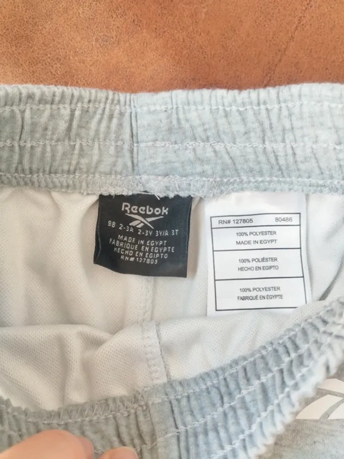 Pantalon de jogging léger Reebok 2/3 ans neuf - photo numéro 3