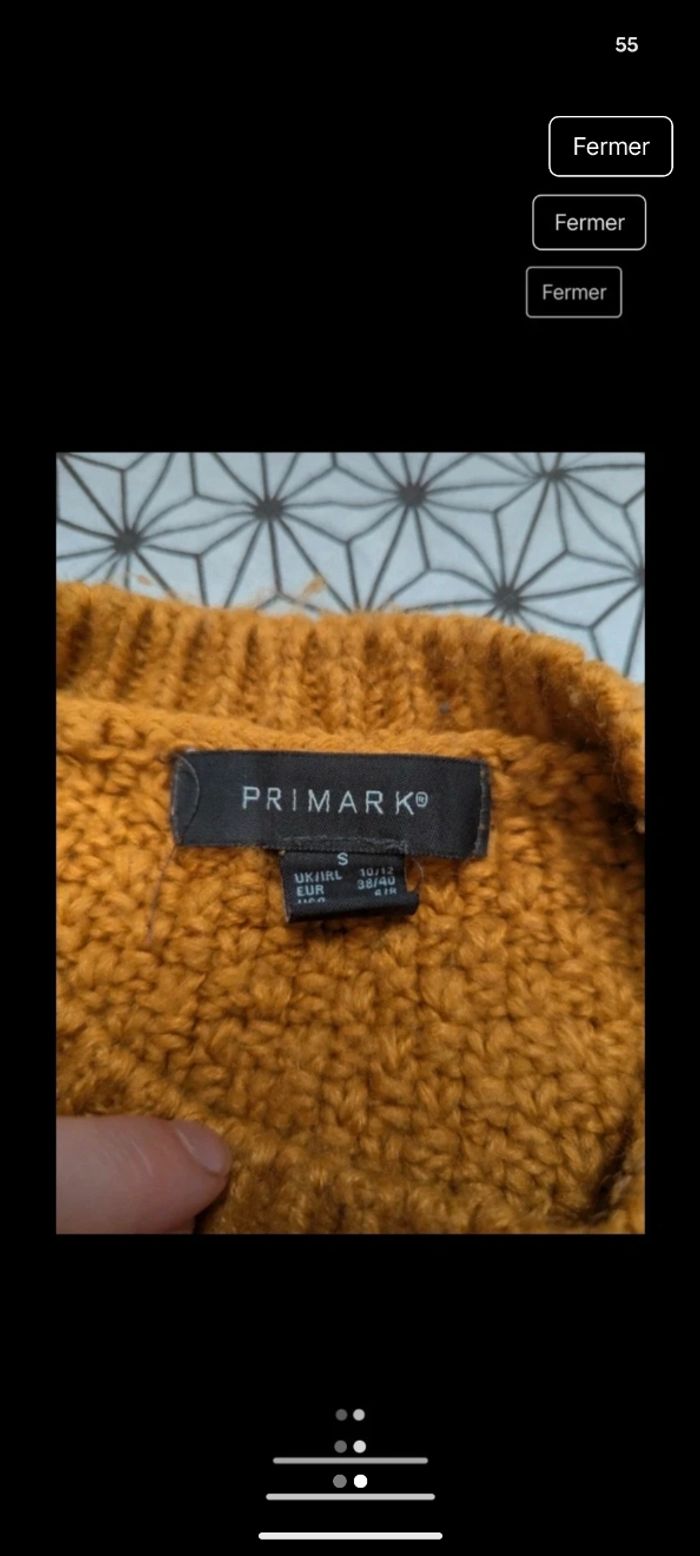 Pull moutarde - photo numéro 2