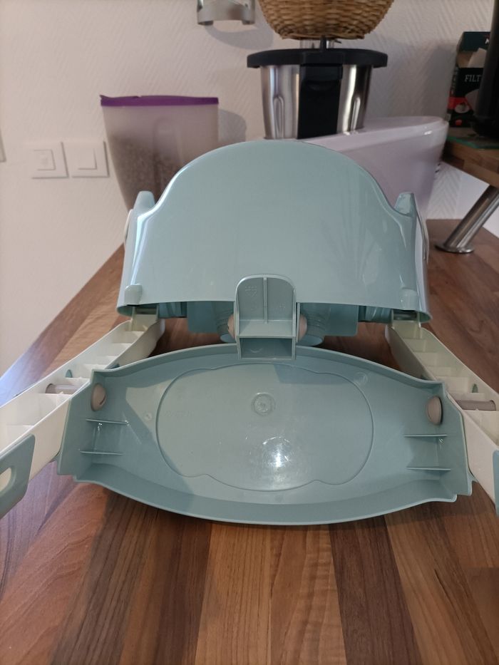 Réducteur wc toilettes escalier marches blanc et menthe - photo numéro 5