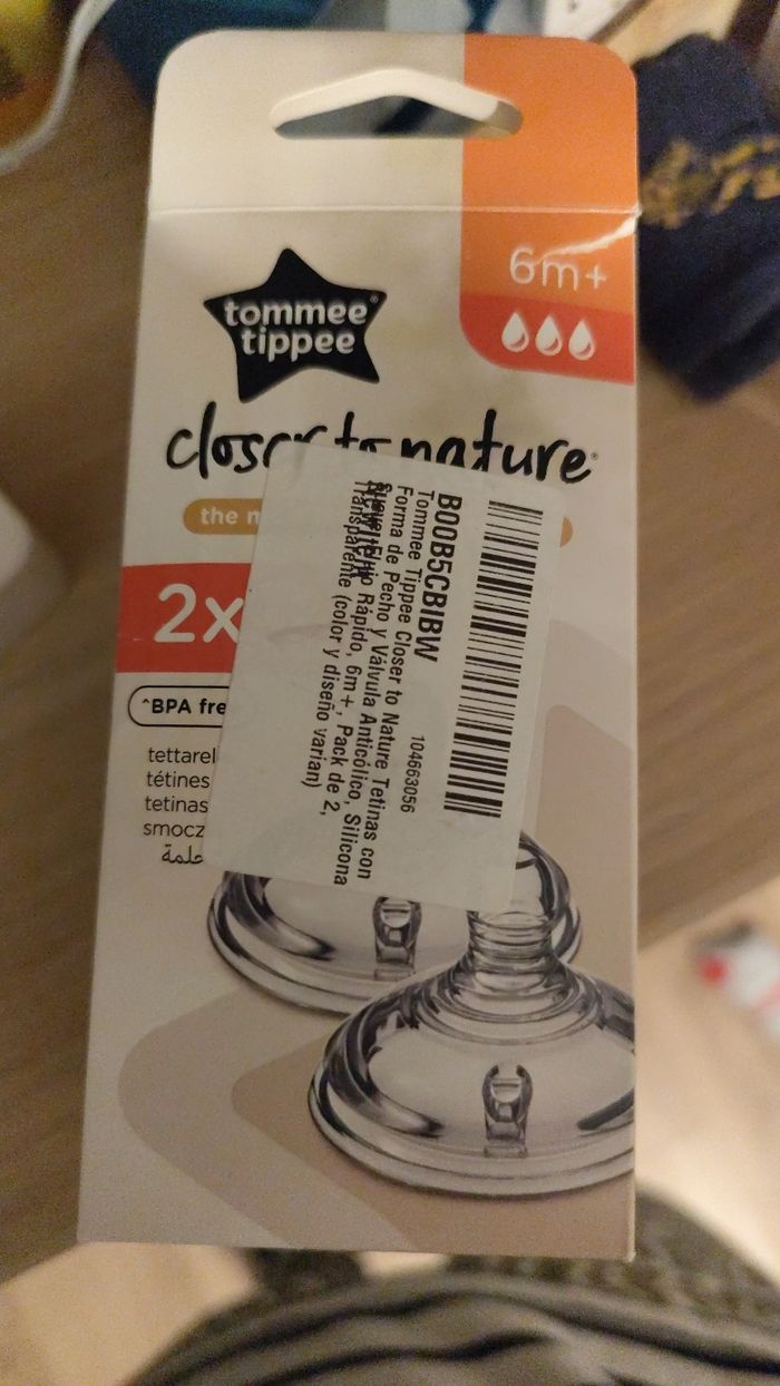 Tétine pour biberon tommee tippee