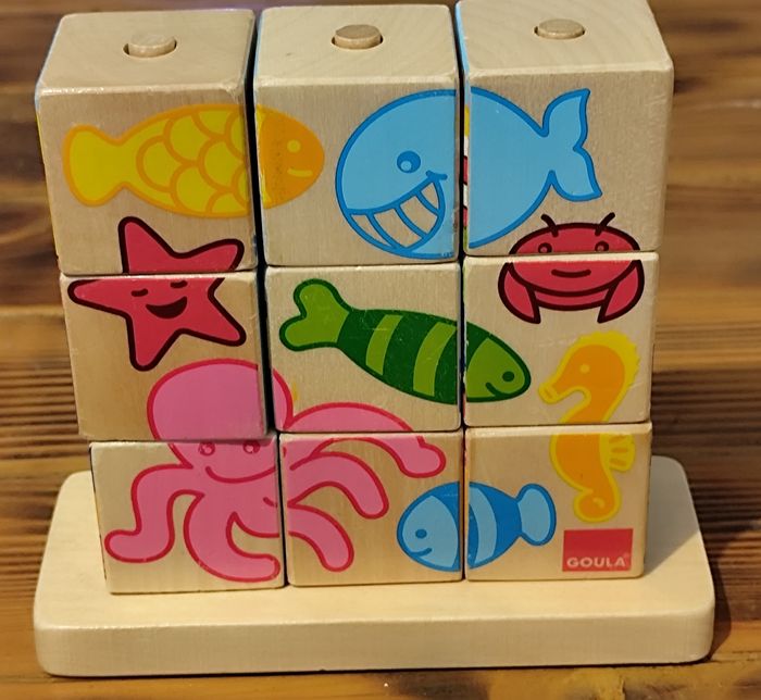 Puzzle à cubes sur le thème Marin - Goula (DISET) - photo numéro 4