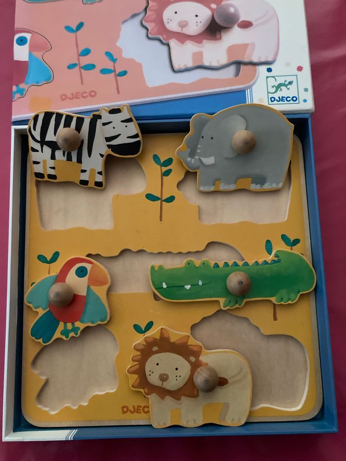 Puzzle encastrement la jungle djeco - photo numéro 3