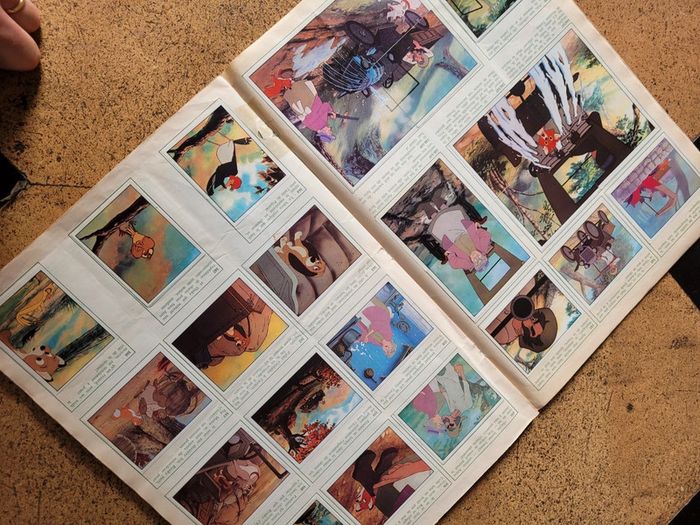 RARE Album Panini complet Rox et Rouky Disney chien renard vignettes autocollants - photo numéro 3