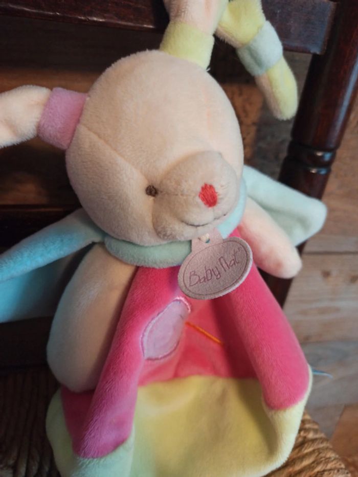 Doudou lapin baby nat tbe - photo numéro 3